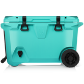 BrüTank 55-Quart Rolling Cooler | Aqua