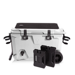 BrüTank Double Drink Holder Bundle | Ice White