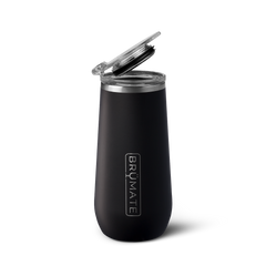 Champagne Flute | Matte Black | 12oz