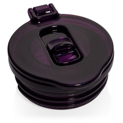 Champagne Flute Straw Lids | (Black, Purple and Clear)