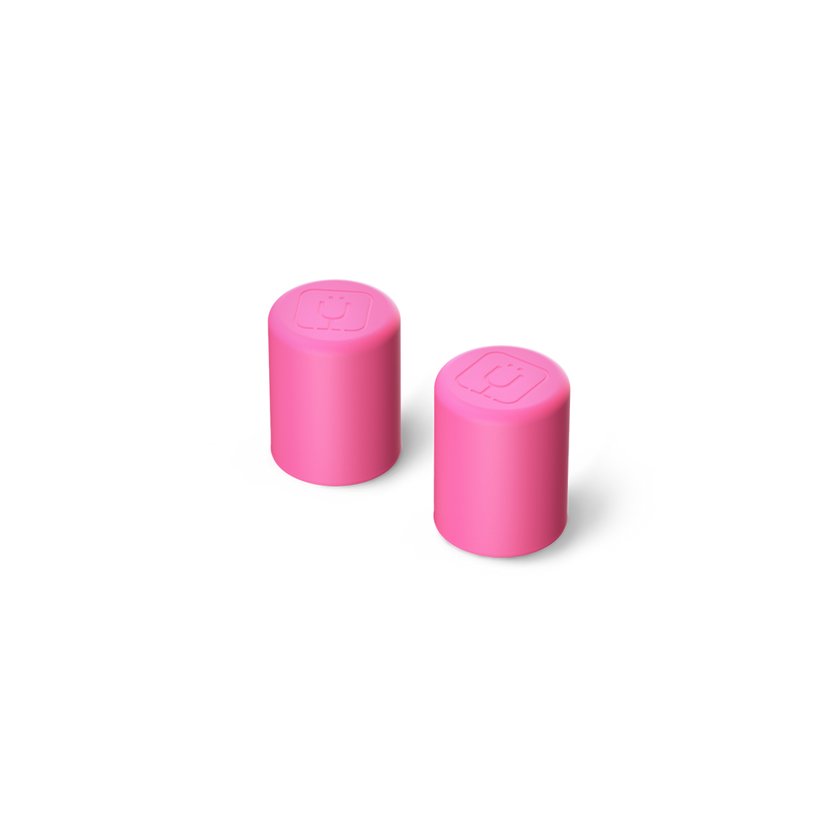 Magnetic Straw Cover | Neon Pink | 2-Pack