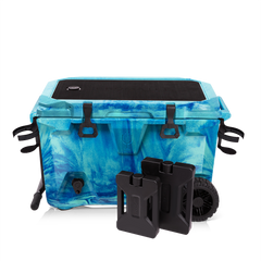 BrüTank Double Drink Holder Bundle | Ocean Swirl