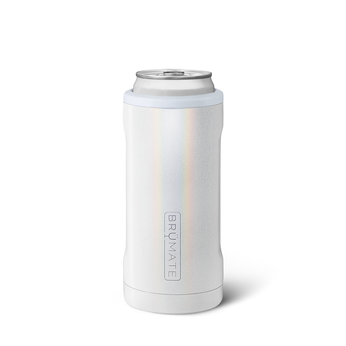 Hopsulator Slim | Glitter White | 12oz Slim Cans